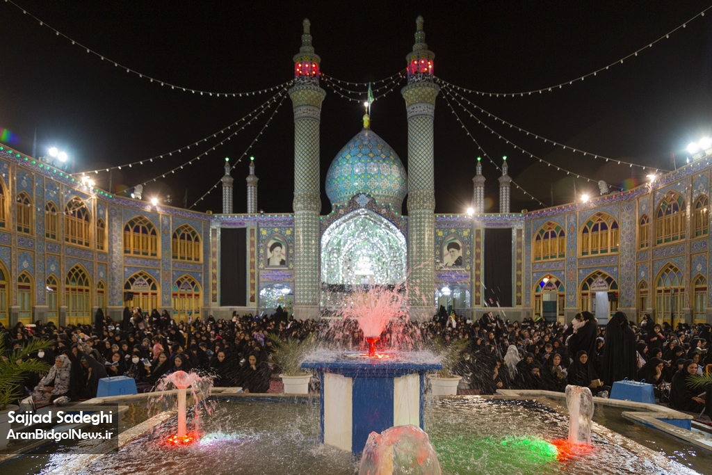 گزارش تصویری از مراسم احیای شب نوزدهم ماه رمضان در حرم هلال ابن علی(ع)